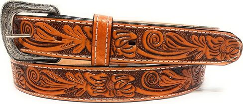 1 1/4 Inch Wide Genuine Leather Western Style Belt, Casual Or Work Leather Belt in Saudi Arabia