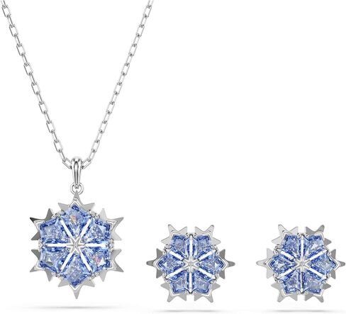 Swarovski Magic set, Snowflake, Blue, Rhodium finish in Saudi Arabia
