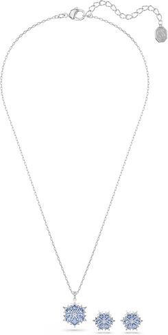 Swarovski Magic set, Snowflake, Blue, Rhodium finish in Saudi Arabia