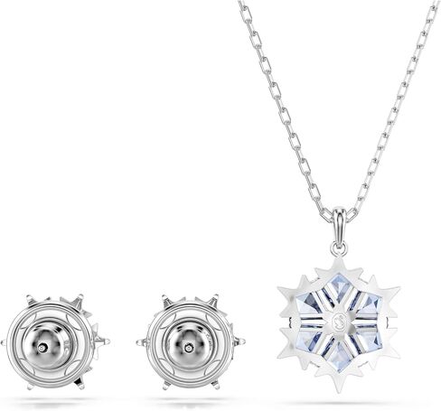 Swarovski Magic set, Snowflake, Blue, Rhodium finish in Saudi Arabia
