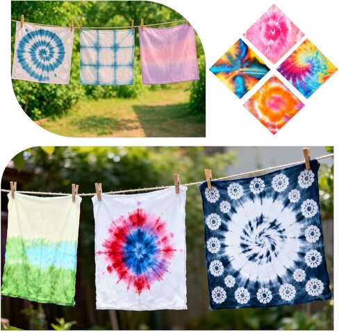 24 PCS Solid White Color Bandanas for Tie Dye, DIY Blank Bandanas, 21" x 21", Extra Large Head Wrap Handkerchief Neck Scarf in Bulk in Saudi Arabia