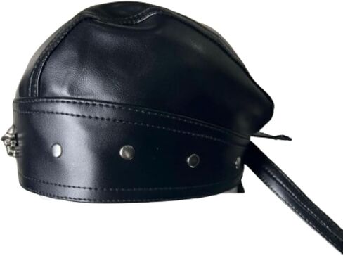 Biker Cap for Women Leather - Adjustable Motorcycle Skull Cap, Stylish Biker Doo Rag Headwrap for Riding & Outdoor Activities in Saudi Arabia
