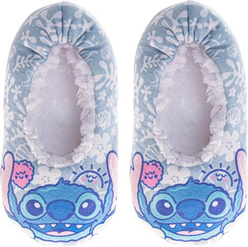 جوارب Josmo Slipper للفتيات - خف ناعم ومريح من القطيفة مع قبضة - غرزة ميني أميرات ديزني (المقاسات: 5-10 أطفال صغار / 11-13 طفل صغير / 1-5 أطفال كبار) in Saudi Arabia