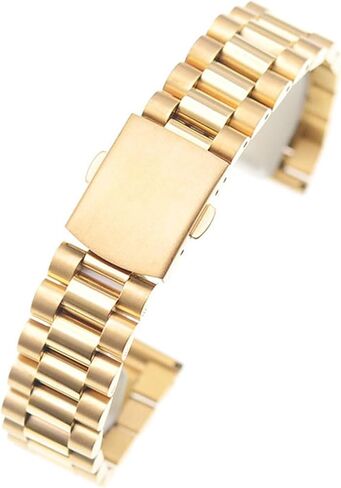 SDFFGHJ 18mm 20mm 22mm Stainless Steel Curved Straight End Watch Band Strap Bracelet Compatible with SKX Citiz Watch in Saudi Arabia
