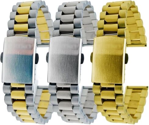SDFFGHJ 18mm 20mm 22mm Stainless Steel Curved Straight End Watch Band Strap Bracelet Compatible with SKX Citiz Watch in Saudi Arabia