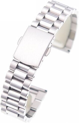 SDFFGHJ 18mm 20mm 22mm Stainless Steel Curved Straight End Watch Band Strap Bracelet Compatible with SKX Citiz Watch in Saudi Arabia