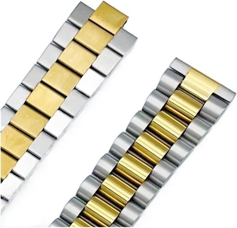SDFFGHJ 18mm 20mm 22mm Stainless Steel Curved Straight End Watch Band Strap Bracelet Compatible with SKX Citiz Watch in Saudi Arabia