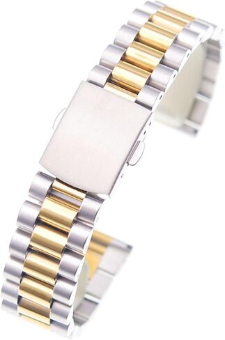 SDFFGHJ 18mm 20mm 22mm Stainless Steel Curved Straight End Watch Band Strap Bracelet Compatible with SKX Citiz Watch in Saudi Arabia