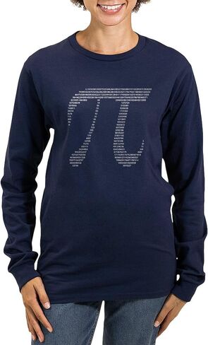 CafePress Pi Symbol W/Numb Women's Long Sleeve Dark T Shirt Women's Long Sleeve Crew Neck T-Shirt in Saudi Arabia