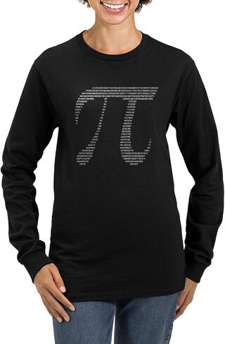 CafePress Pi رمز ث/خدر المرأة طويلة الأكمام الظلام تي شيرت المرأة طويلة الأكمام طاقم الرقبة تي شيرت in Kuwait