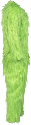 Christmas Green Furry Pants Adult Jumpsuit Funny Cosplay Costume Props Santa Costume Green Pants in Saudi Arabia