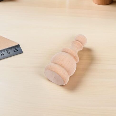 4 قطع من أعمدة السرير من Healifty: أغطية إطار سرير خشبي عتيق - قطع صغيرة من مشروع DIY لقضبان الستائر وأعلام الحديقة - ديكور منحوت على الطراز الفيكتوري in Kuwait