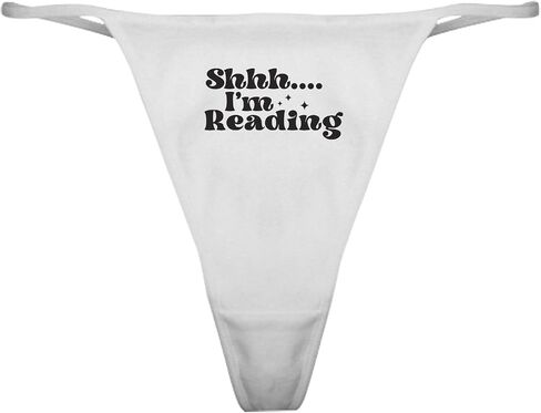 CafePress Shhh أنا أقرأ الملابس الداخلية، سراويل نسائية in Kuwait