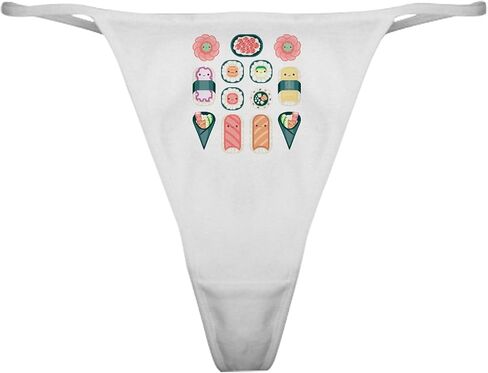 CafePress Sushi Girl Classic Thong Underwear, Womens Panties in Saudi Arabia