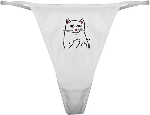 ملابس داخلية رفيعة بوجه القطة من CafePress، سراويل داخلية نسائية in Kuwait