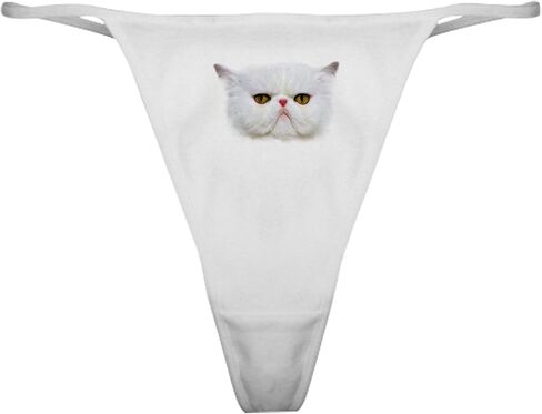 ملابس داخلية رفيعة بوجه القطة من CafePress، سراويل داخلية نسائية in Kuwait