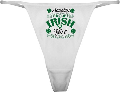 CafePress Naughty Irish Girl Classic Thong Underwear, Womens Panties in Saudi Arabia