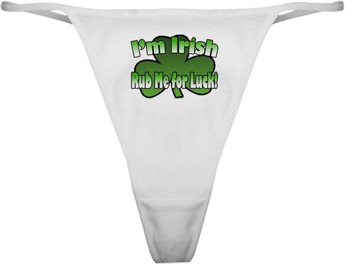 ملابس داخلية كلاسيكية من CafePress I'm Irish Rub Me For Luck، سراويل داخلية نسائية in Kuwait