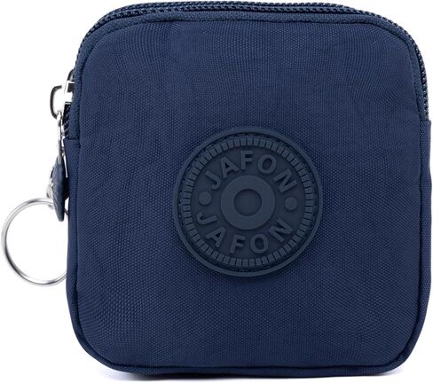 Wear-resistant Wallet Money Bag for Child Canvas Money Coin Purse Durable Waterproof with Key Ring Credit Card Holder Blue in Saudi Arabia