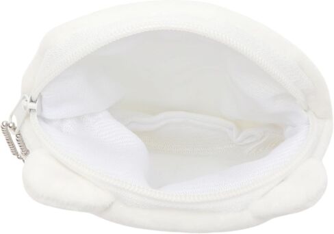 Generic 1Pcs Money Pouch Bears Pattern Mini Wallet Plush Material White 11x12cm in Saudi Arabia