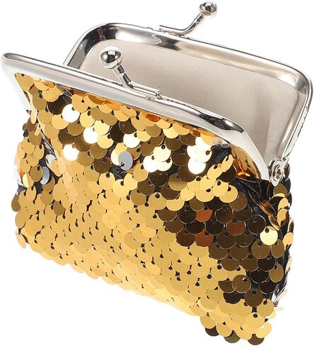 Fashionable Mini Reversible Sequin Coin Purse for Boys and Glittery Handbag Flip Sequins for Doll Accessories Party Favor Pouch in Saudi Arabia