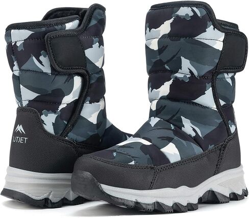 Kids Waterproof Snow Boots Girls & Boys Warm Comfortable Non-Slip Winter Boots in Saudi Arabia