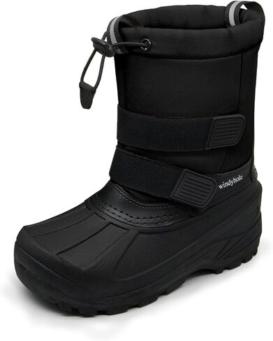 Boys Girls Waterproof Winter Warm Snow Boots Durable Anti-Slip Kids Winter Boots in Saudi Arabia