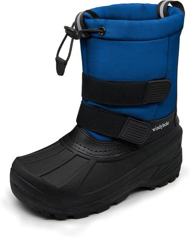 Boys Girls Waterproof Winter Warm Snow Boots Durable Anti-Slip Kids Winter Boots in Saudi Arabia