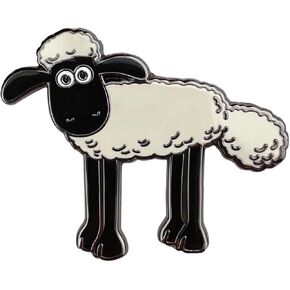 Shaun Foot Enamel Pin, Official Product of the Sheep Shaun, Nickel, Nickel in Saudi Arabia