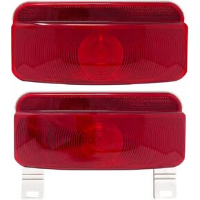 Command Electronics OEM 12V Incandescent RV & Trailer Tail Light – Made in USA – Brake Light with Built-in Reflector – White Trim – 1-Pack in Kuwait