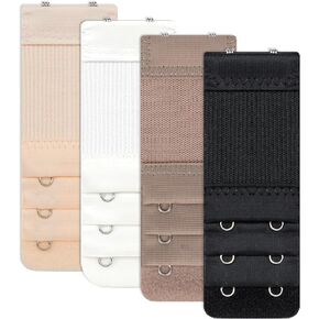 Bra Extenders, 2/3/4 Hook Adjustable, Soft Stretchy Extension Straps, Multi-Size Value Pack, Portable for Travel in Saudi Arabia