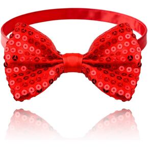 YALLNASL Disco Sequins Bow Tie for Men Boys Glitter Cosplay Costumes Party Bowtie for Christmas Wedding Prom Dance Bow Tie in Saudi Arabia