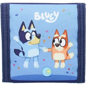 Vadobag Bluey Best Friends Fun Children's Wallet, blue, 10x10x1 cm, Design in Saudi Arabia