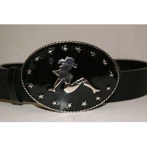 CowGirl Cow Girl Sexy Lady Belt Buckle in Saudi Arabia