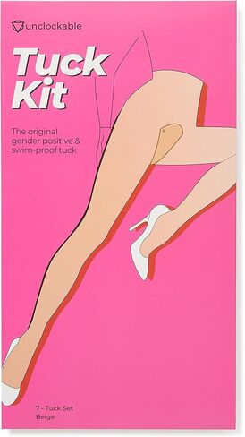 Unclockable Tuck Kit 2 with T-Tape - Gaff Alternative - Transgender, NB, Drag Queens, Crossdressing - 7 Pack in Kuwait