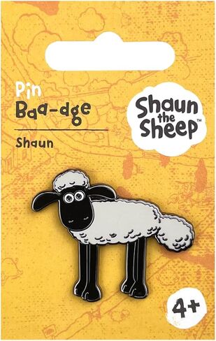 Shaun Foot Enamel Pin, Official Product of the Sheep Shaun, Nickel, Nickel in Saudi Arabia
