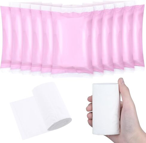 12 Rolls Soft Toilet Paper Rolls Packable Camp Toilet Tissue Soft Travel Toilet Paper Coreless Travel Size Toilet Paper for Camping Hiking Outdoors in Saudi Arabia