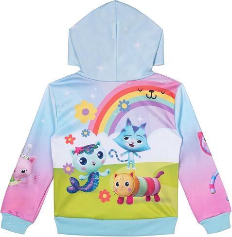 DREAMWORKS GABBY'S DOLLHOUSE Girls Fleece Pullover Hoodie Toddler to Big Kid Sizes (2T - 10-12) in Saudi Arabia