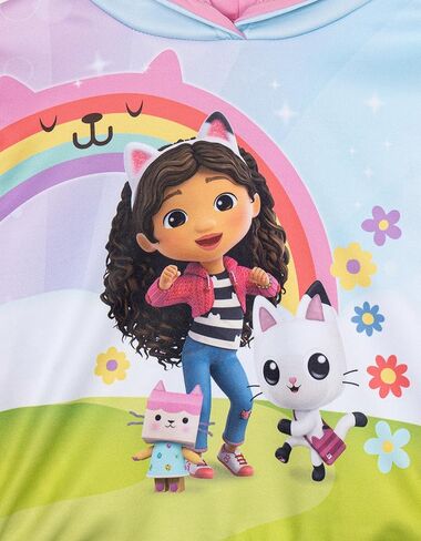 DREAMWORKS GABBY'S DOLLHOUSE Girls Fleece Pullover Hoodie Toddler to Big Kid Sizes (2T - 10-12) in Saudi Arabia