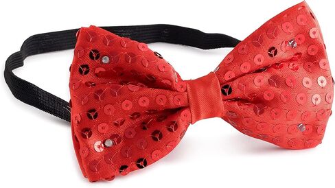 Dress Up America Bowtie with Flashing LED Lights - Costume Sequin Tie - One Size Fits Most in Saudi Arabia