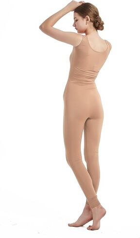 Full Bodysuit Womens Sleeveless One Piece Jumpsuit Spandex Zentai Unitard in Saudi Arabia
