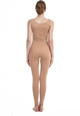 Full Bodysuit Womens Sleeveless One Piece Jumpsuit Spandex Zentai Unitard in Saudi Arabia