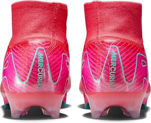 حذاء كرة القدم Mercurial Superfly 10 Elite FG عالي الجودة من نايكي (FQ1454-800، Ember Glow/Aurora Green) مقاس 10 in Kuwait
