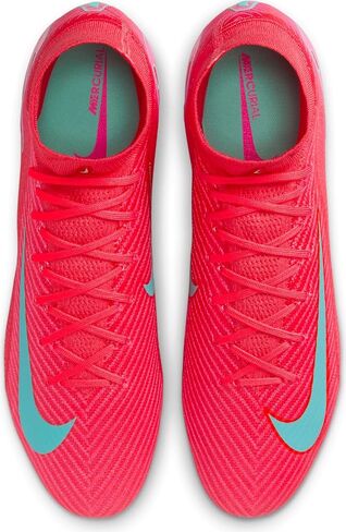 حذاء كرة القدم Mercurial Superfly 10 Elite FG عالي الجودة من نايكي (FQ1454-800، Ember Glow/Aurora Green) مقاس 10 in Kuwait