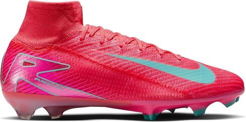 حذاء كرة القدم Mercurial Superfly 10 Elite FG عالي الجودة من نايكي (FQ1454-800، Ember Glow/Aurora Green) مقاس 10 in Kuwait