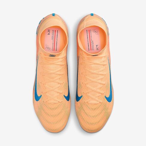 حذاء كرة القدم Mercurial Superfly 10 Elite Kylian Mbappe FG عالي الجودة من Nike (بطامي تينت/إيجلو/نيو فيروزي) in Kuwait