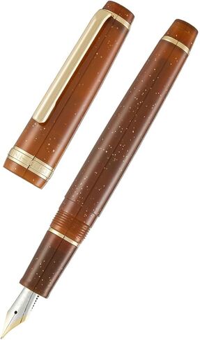 4 قطع JinHao 82 قلم حبر شفاف مختلط لون الفلورسنت الاكريليك غرامة نقطة الذهب تقليم مع مجموعة محول الحبر in Kuwait