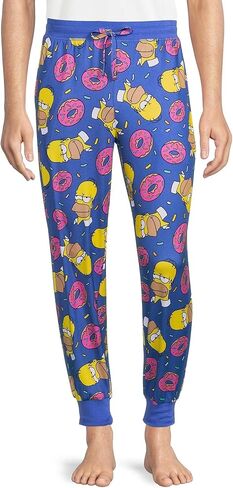 بنطال الركض الرجالي من The Simpsons Homer Sprinkles، أزرق in Kuwait