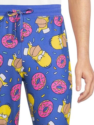 بنطال الركض الرجالي من The Simpsons Homer Sprinkles، أزرق in Kuwait