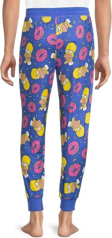 بنطال الركض الرجالي من The Simpsons Homer Sprinkles، أزرق in Kuwait